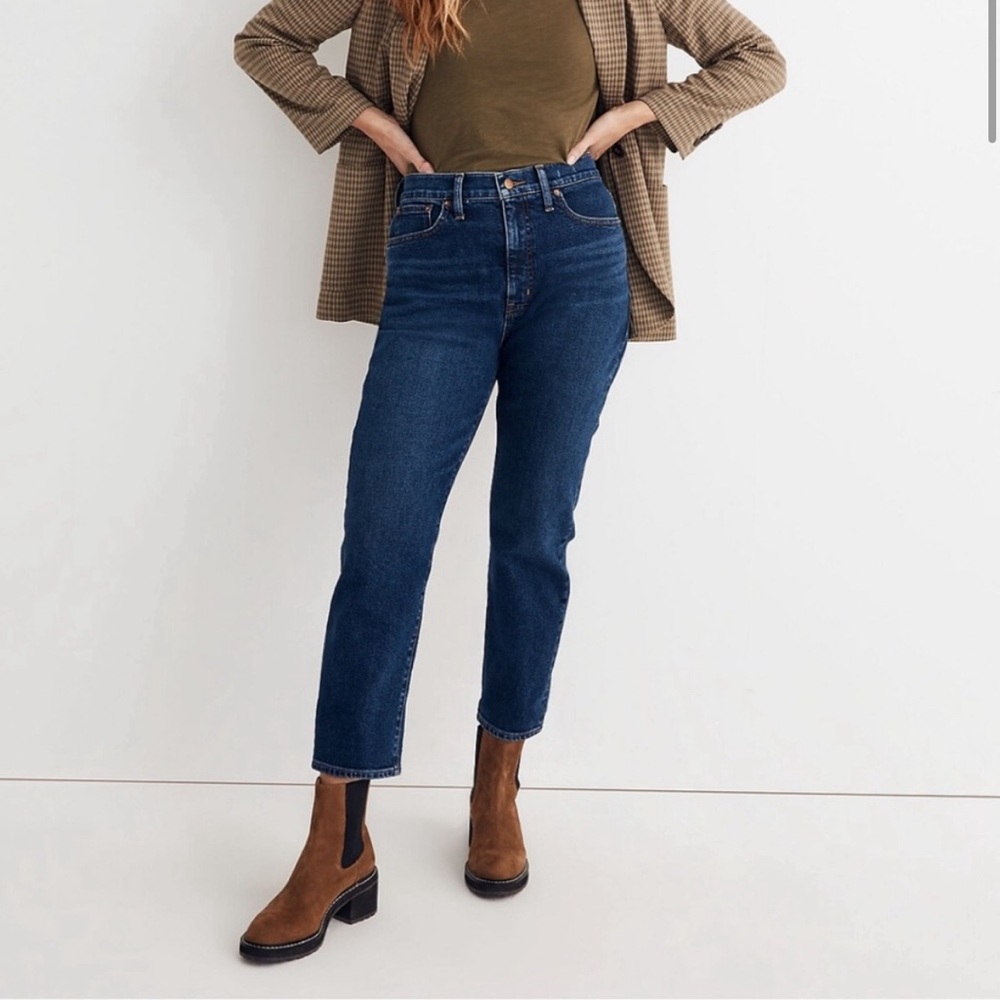 Madewell mom jeans in Hoover wash